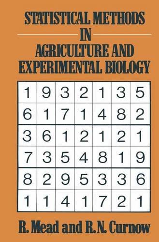 9780412242403: Statistical Methods in Agriculture and Experimental Biology (Chapman & Hall Statistics Text Series)