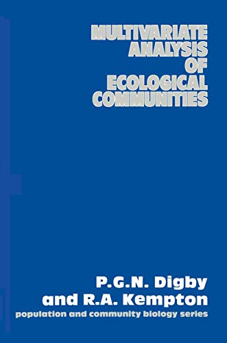 Beispielbild fr Multivariate Analysis of Ecological Communities: 5 (Population and Community Biology Series, 5) zum Verkauf von WorldofBooks