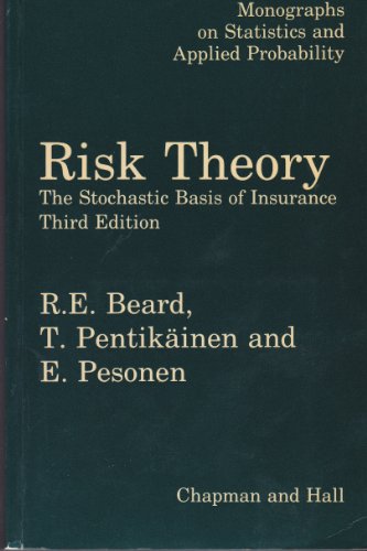 Imagen de archivo de Risk Theory : The Stochastic Basis of Insurance a la venta por Better World Books