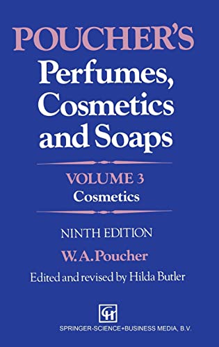 9780412273605: Poucher's Perfumes, Cosmetics and Soaps: Volume 3: Cosmetics: v. 3