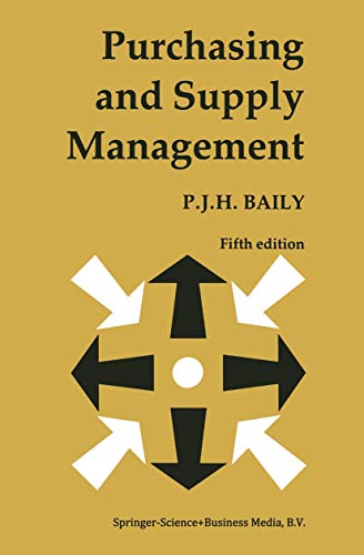 Stock image for Purchasing and Supply Management for sale by AwesomeBooks