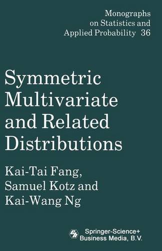 9780412314308: Symmetric Multivariate and Related Distributions