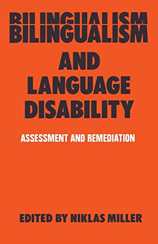 9780412321603: Bilingualism and Language Disability: Assessment & Remediation