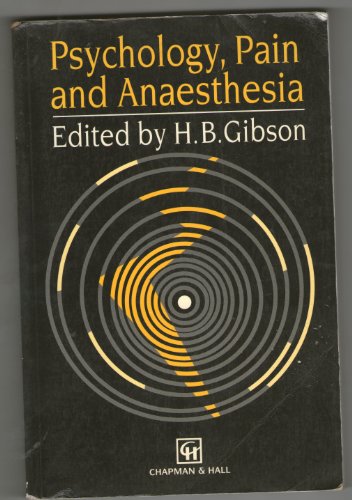 Imagen de archivo de Psychology, Pain and Anaesthesia a la venta por Phatpocket Limited