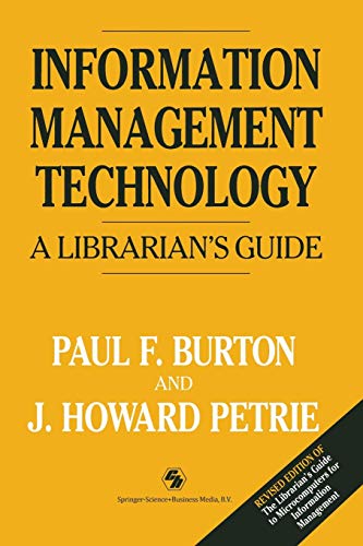 Stock image for Information Management Technology: A librarian s guide for sale by Revaluation Books