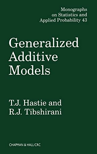 Stock image for Generalized Additive Models for sale by Revaluation Books