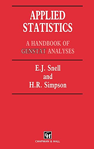 Imagen de archivo de Applied Statistics: Handbook of GENSTAT Analysis a la venta por Blackwell's