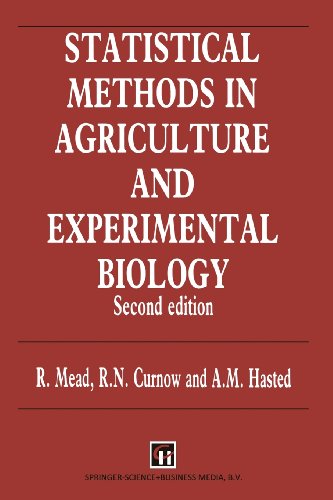 9780412354700: Statistical Methods in Agriculture and Experimental Biology, Second Edition