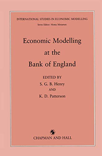 9780412357107: Economic Modelling at the Bank of England (Foundations of Computer Science)