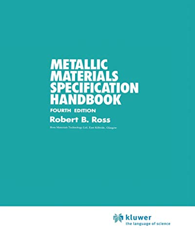 9780412369407: Metallic Materials Specification Handbook