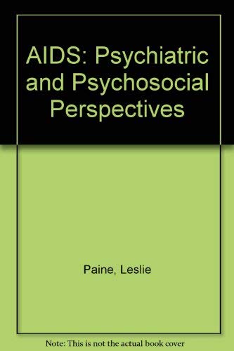 9780412383403: AIDS: Psychiatric and Psychosocial Perspectives