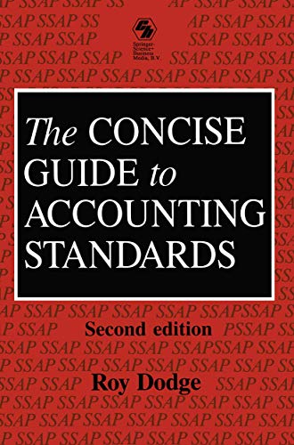 Stock image for The Concise Guide to Accounting Standards for sale by WorldofBooks