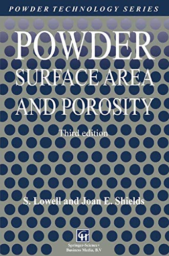 Imagen de archivo de Powder Surface Area and Porosity a la venta por Books Puddle