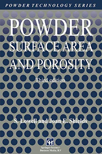 9780412396908: Powder Surface Area and Porosity