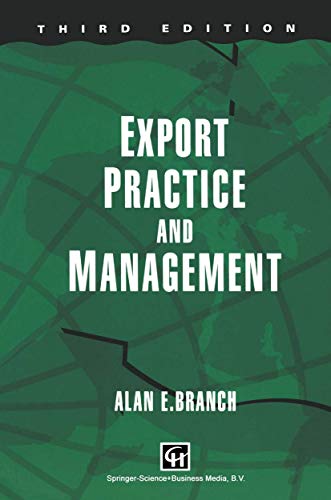 Beispielbild fr Export Practice and Management zum Verkauf von WorldofBooks