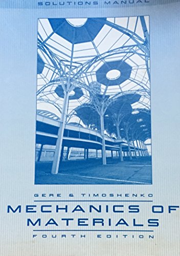 Stock image for Solutions Manual (Mechanics of Materials) for sale by Buchpark