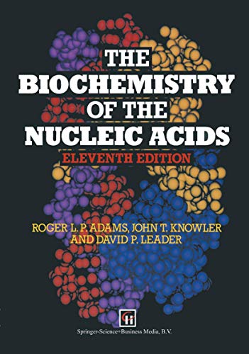 Beispielbild fr The Biochemistry of the Nucleic Acids zum Verkauf von dsmbooks