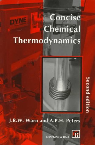 Beispielbild fr Concise Chemical Thermodynamics zum Verkauf von Better World Books