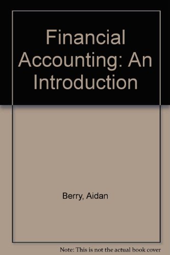 Stock image for Financial Accounting : An Introduction for sale by Better World Books