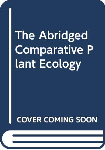 Stock image for The Abridged Comparative Plant Ecology for sale by Better World Books Ltd
