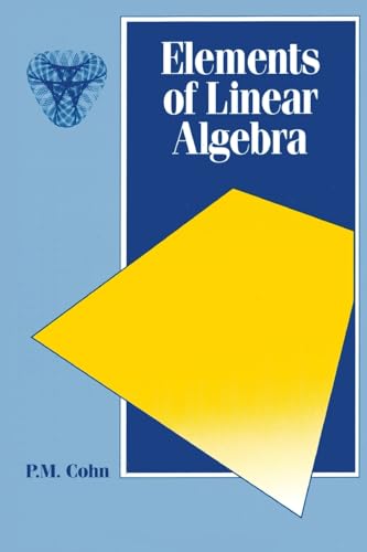 Stock image for Elements of Linear Algebra: 8 (Chapman Hall/CRC Mathematics Series) for sale by WorldofBooks