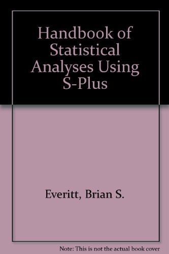 9780412563102: A Handbook of Statistical Analyses Using S-PLUS