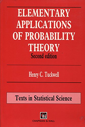 Imagen de archivo de Elementary Applications of Probability Theory (Chapman & Hall/CRC Texts in Statistical Science) a la venta por Wonder Book
