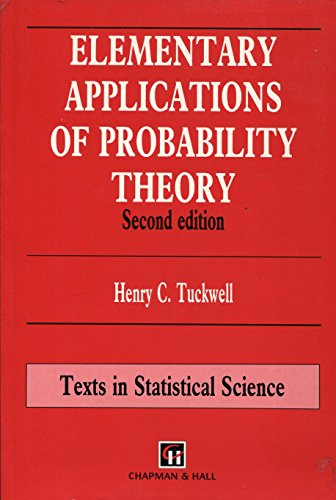 Stock image for Elementary Applications of Probability Theory: With an introduction to stochastic differential equations (Chapman & Hall/CRC Texts in Statistical Science) for sale by ThriftBooks-Atlanta