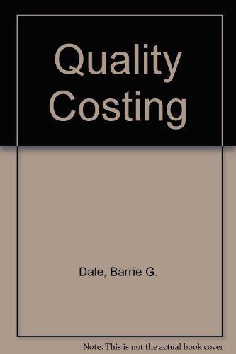 Imagen de archivo de Quality Costing a la venta por Anybook.com