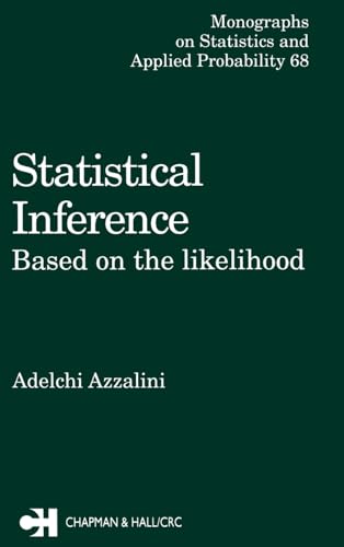 Beispielbild fr Statistical Inference: Based on the Likelihood zum Verkauf von Revaluation Books