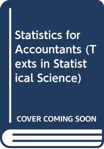 9780412611209: Statistics for Accountants