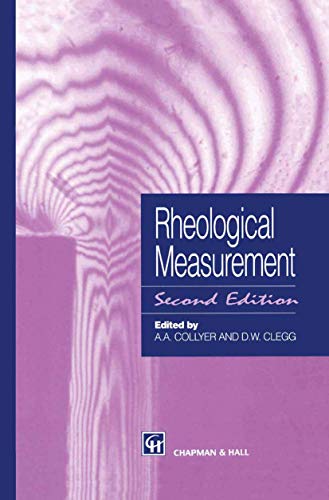Beispielbild fr Rheological Measurement zum Verkauf von Phatpocket Limited
