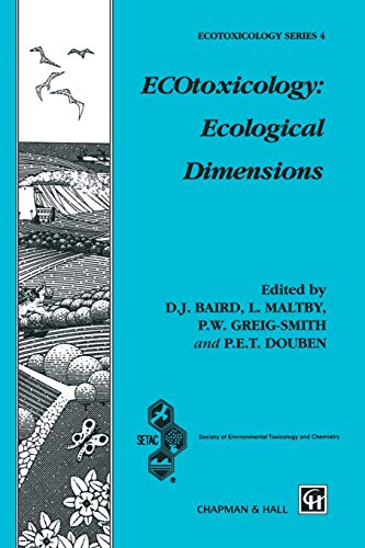 9780412754906: ECOtoxicology: Ecological Dimensions: 11 (Ettore Majorana International Science Series)
