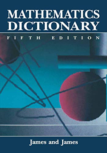 9780412990410: Mathematics Dictionary