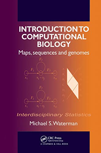 Imagen de archivo de Introduction to Computational Biology: Maps, Sequences and Genomes (Chapman Hall/CRC Interdisciplinary Statistics) a la venta por Zoom Books Company