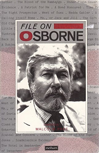 9780413144607: File on Osborne (Writer-files)