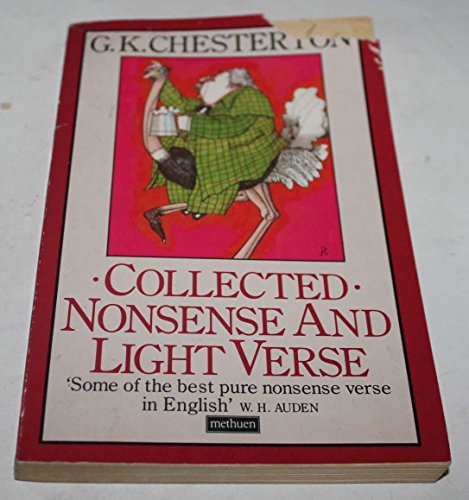 Stock image for Collected Nonsense and Light Verse (Methuen Humour Classics) for sale by Reuseabook