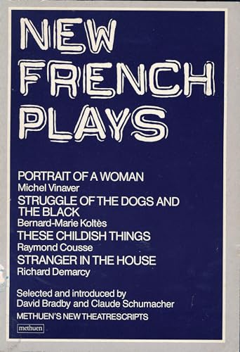 Stock image for New French Plays (Methuen New Theatrescripts) for sale by HALCYON BOOKS