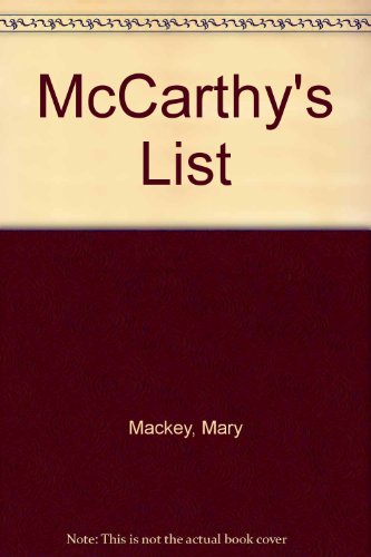 9780413468109: McCarthy's List