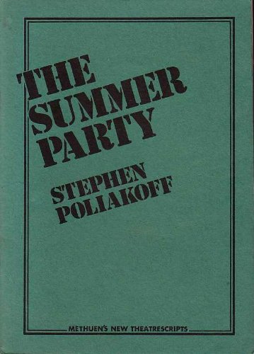Beispielbild fr THE SUMMER PARTY zum Verkauf von Karen Wickliff - Books
