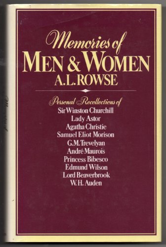 Imagen de archivo de Memories of Men and Women a la venta por WorldofBooks