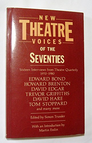 Stock image for New Theatre Voices of the Seventies for sale by Better World Books