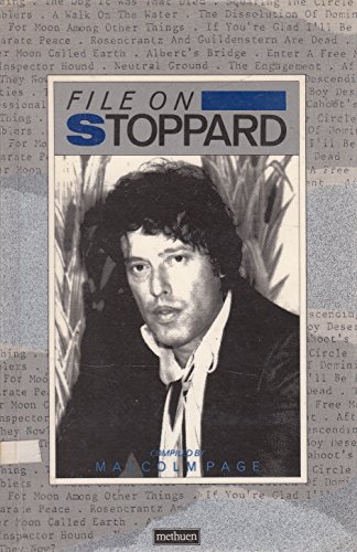 9780413572806: File On Stoppard (Writer-files)