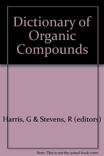 Beispielbild fr Dictionary of Organic Compounds, Vol. 5: Phlor-Zym (Volume 5) zum Verkauf von Anybook.com