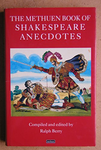 Beispielbild fr The Methuen Book of Shakespeare Anecdotes zum Verkauf von WorldofBooks