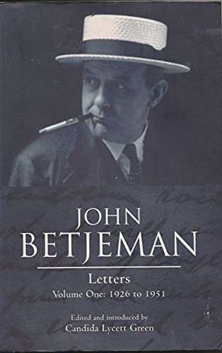 John Betjeman Letters: Volume One: 1926 to 1951 (9780413775955) by Betjeman, John