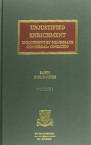 Unjustified Enrichment (Vol 1) (9780414009974) by [???]