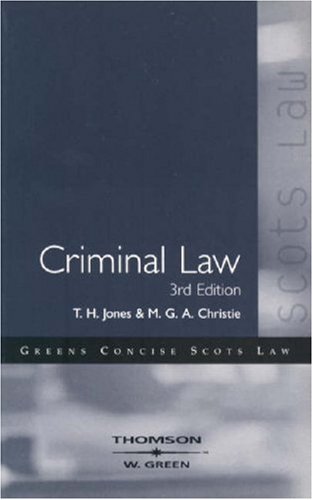 9780414013674: Criminal Law