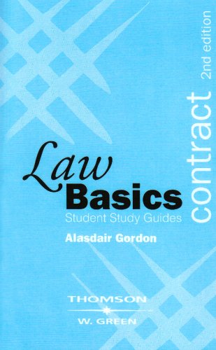 Contract (9780414015128) by Alasdair Gordon