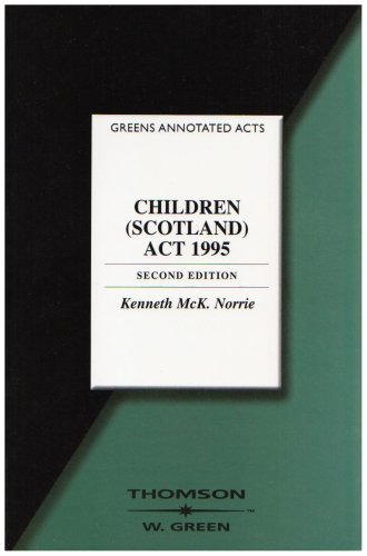 Imagen de archivo de The Children (Scotland) Act 1995 a la venta por WorldofBooks